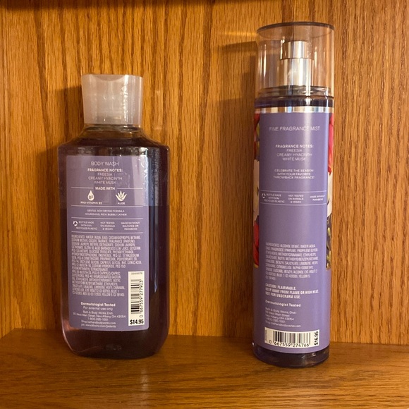 NWT Bath & Body Works Freesia Set - Picture 2 of 14